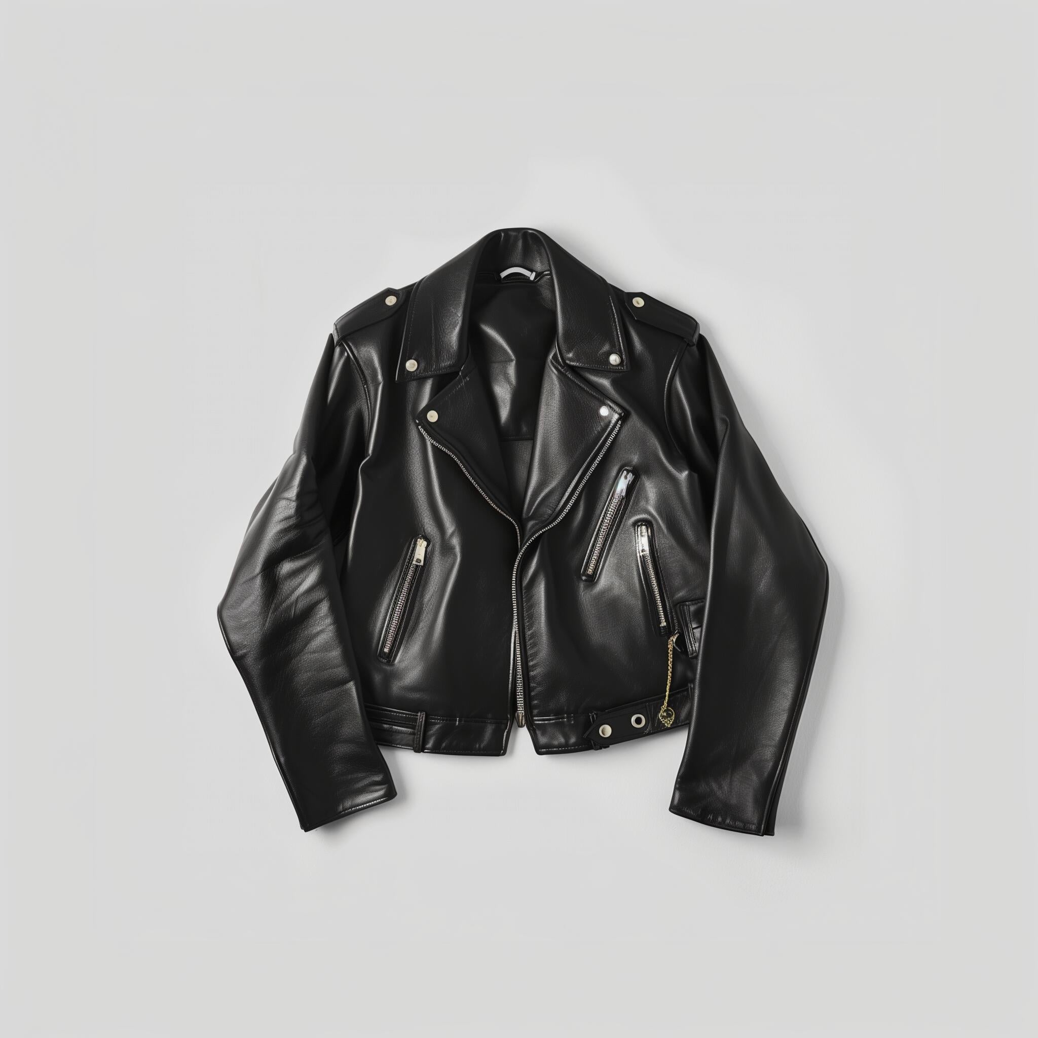 Leather men’s zip up